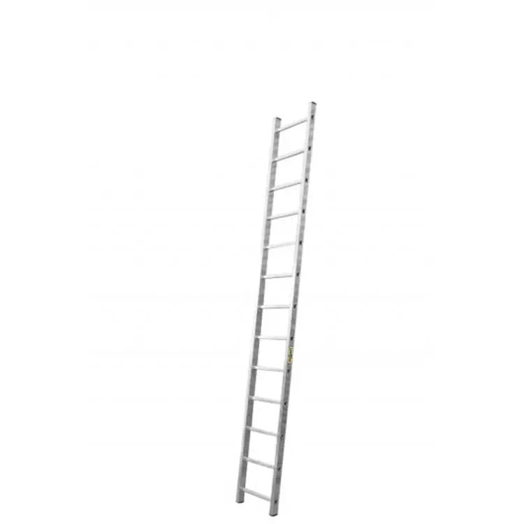 Enodelna profesionalna aluminijasta lestev - 13 stopnic s stabilizatorjem