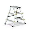 Aluminijske ljestve duple - 2x3 gazišta