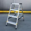 Aluminijske ljestve duple - 2x4 gazišta