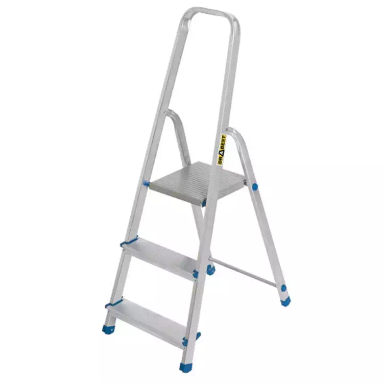 Gospodinjska aluminijasta lestev (nosilnost 150 kg) - 3 stopnici