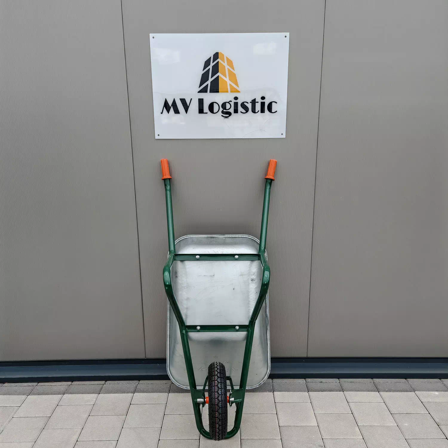 Građevinska kolica pocinčana montažna - 100 litara