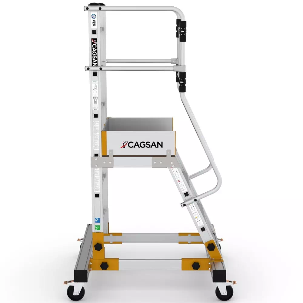 VISTA – Ljestve za police i platforme za skladišta - radna visina 3,0 m