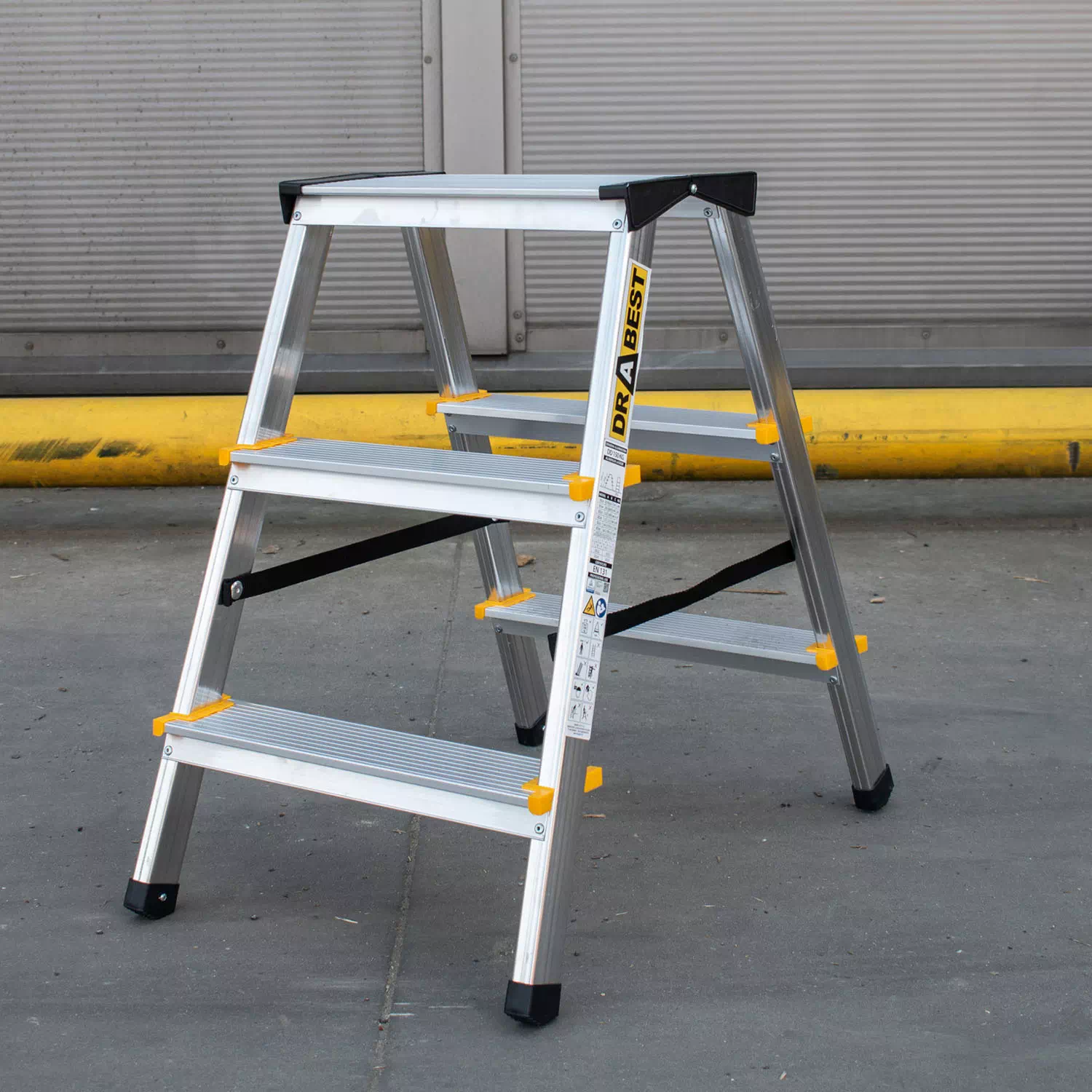 Aluminijske ljestve duple - 2x3 gazišta