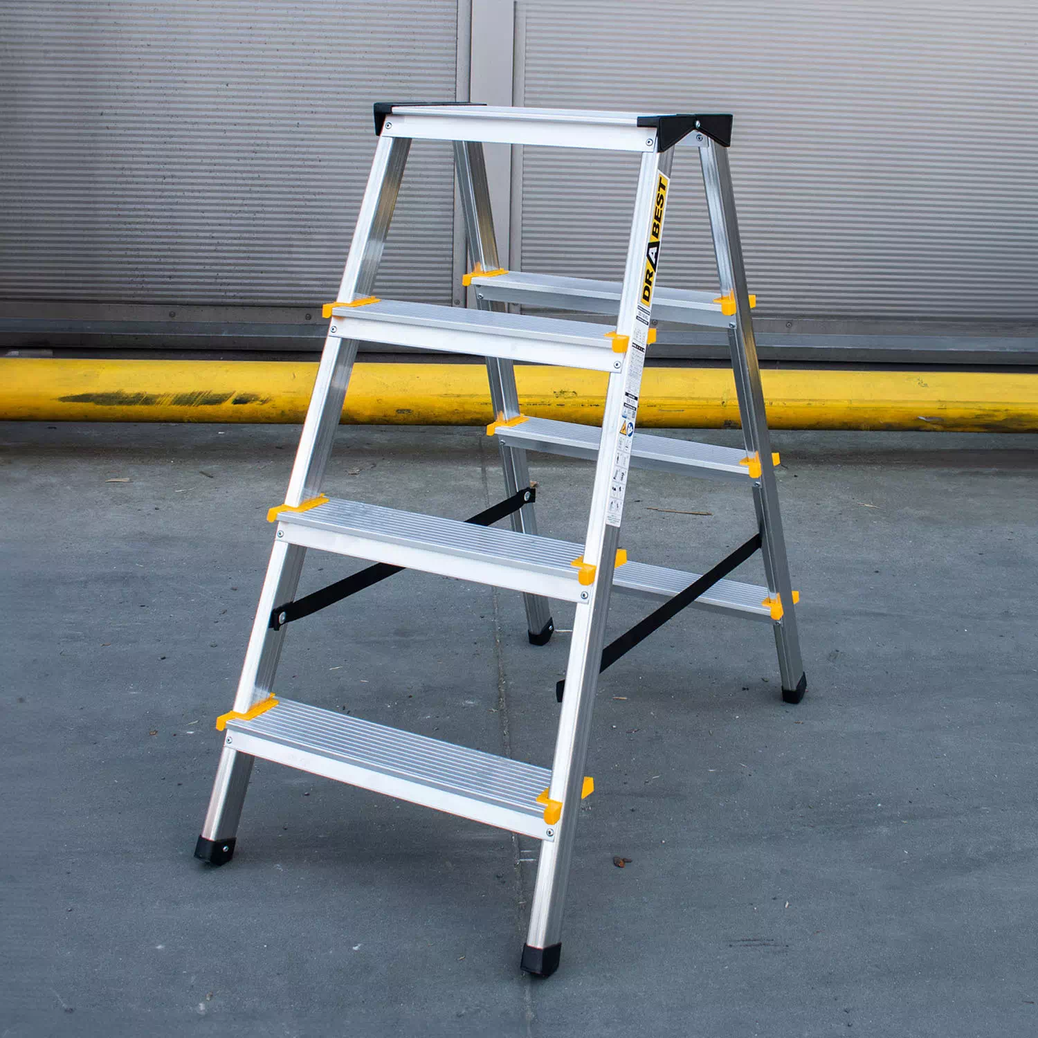 Aluminijske ljestve duple - 2x4 gazišta