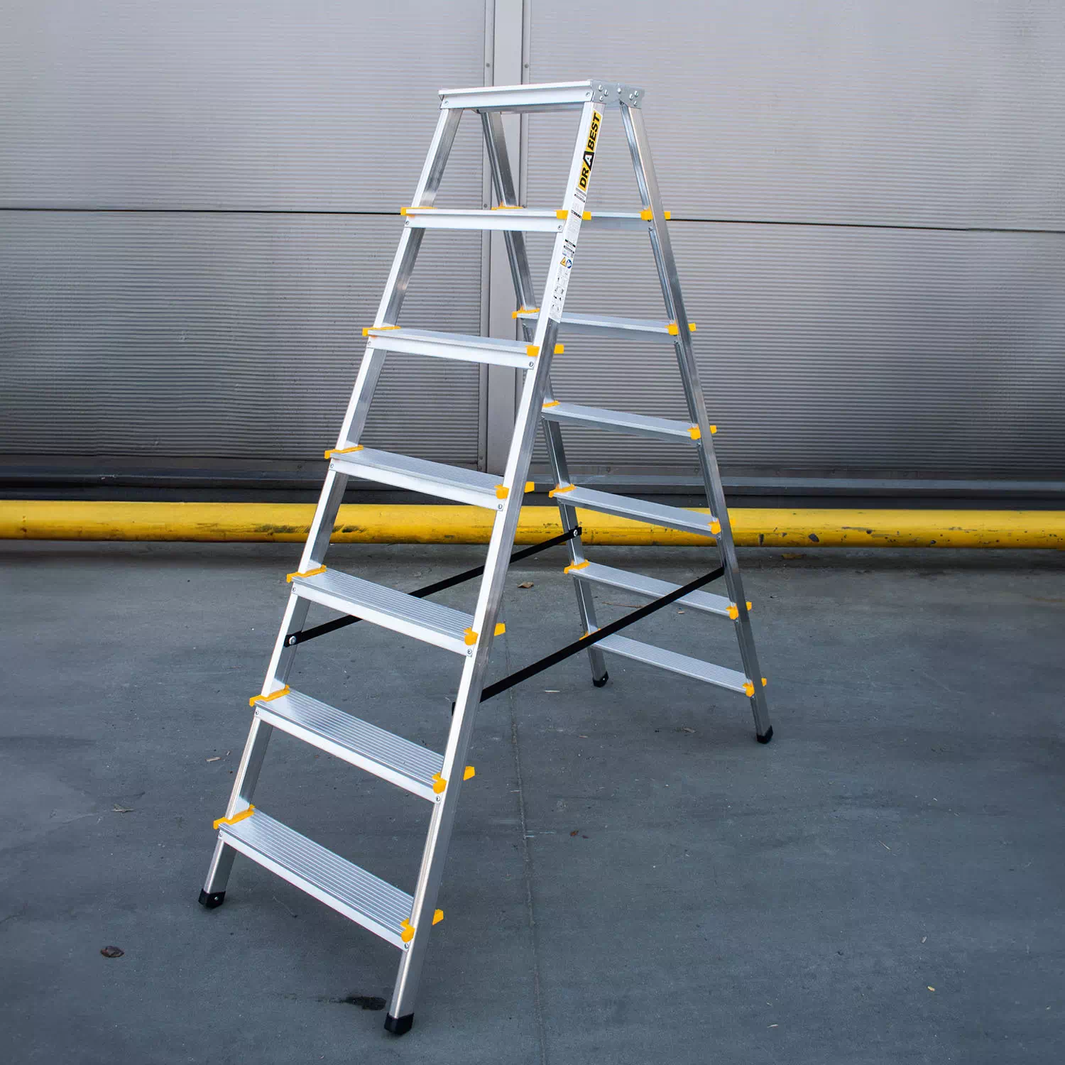 Aluminijske ljestve duple - 2x7 gazišta