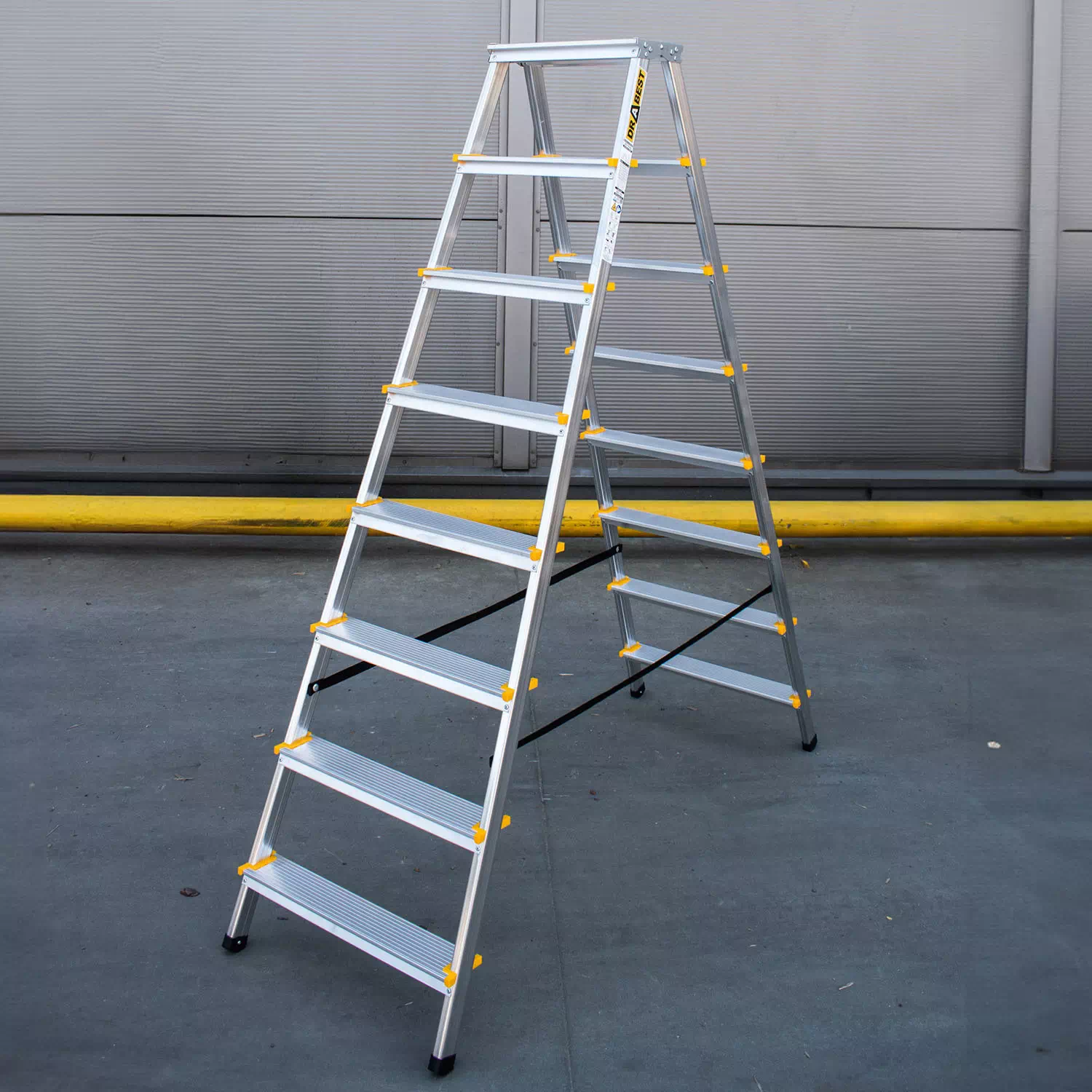 Aluminijske ljestve duple - 2x8 gazišta