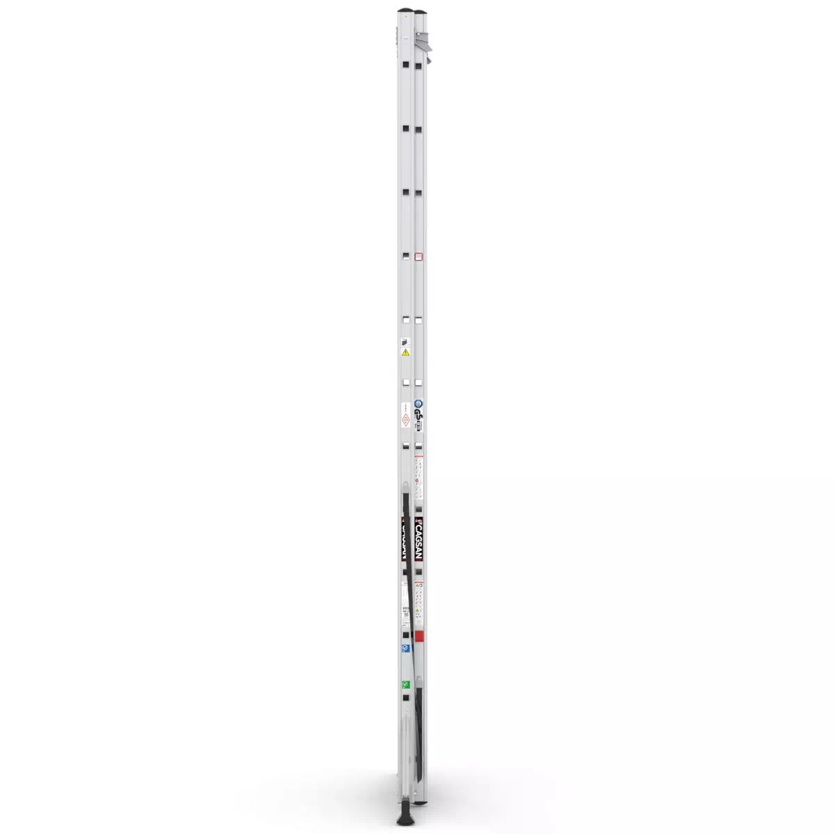 Aluminijske ljestve profesionalne dvodijelne - 12 gazišta