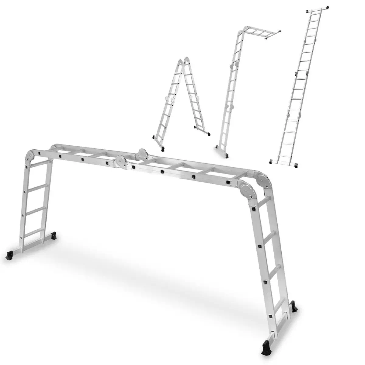 Aluminijske ljestve multifunkcionalne - 4x4 gazišta