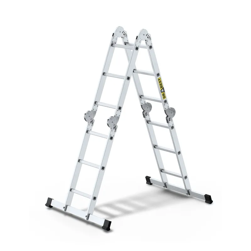 Aluminijske ljestve multifunkcionalne s platformom - 4x3 gazišta