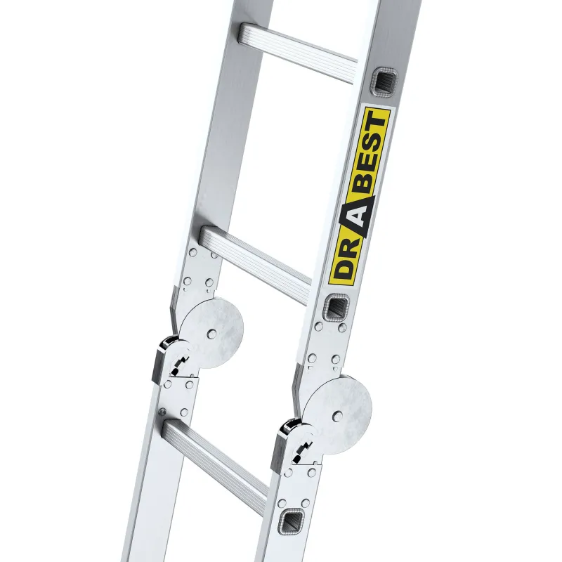 Aluminijske ljestve multifunkcionalne s platformom - 4x3 gazišta