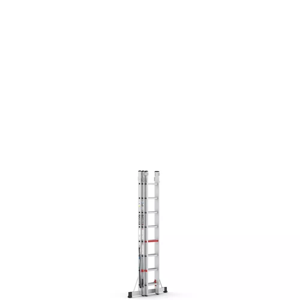 Aluminijske ljestve profesionalne trodijelne - 3x8 gazišta