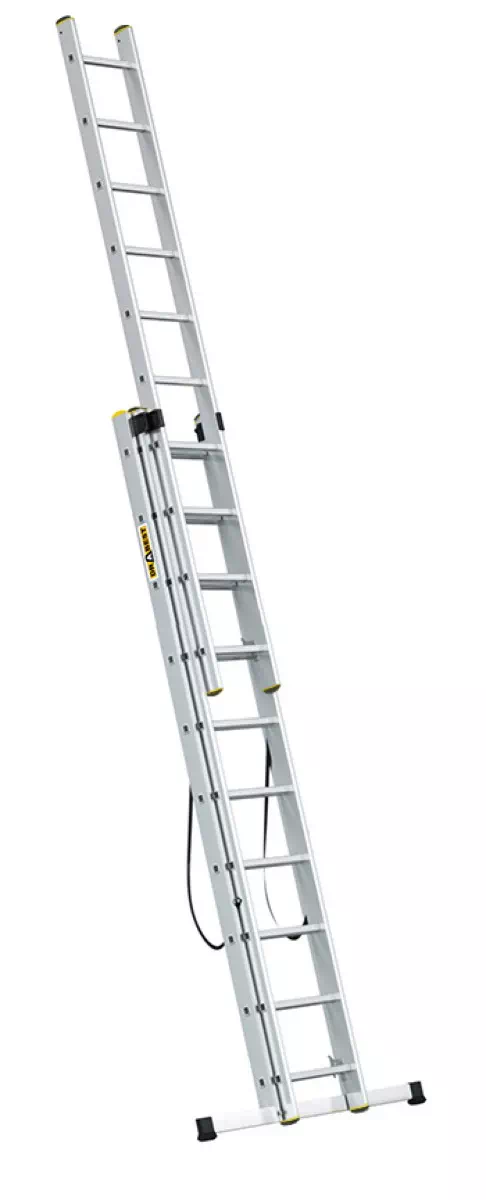 Aluminijske ljestve profesionalne trodijelne - 10 gazišta