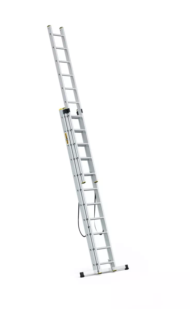 Aluminijske ljestve profesionalne trodijelne - 11 gazišta