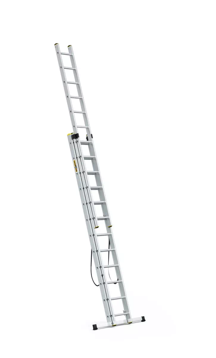 Aluminijske ljestve profesionalne trodijelne - 12 gazišta