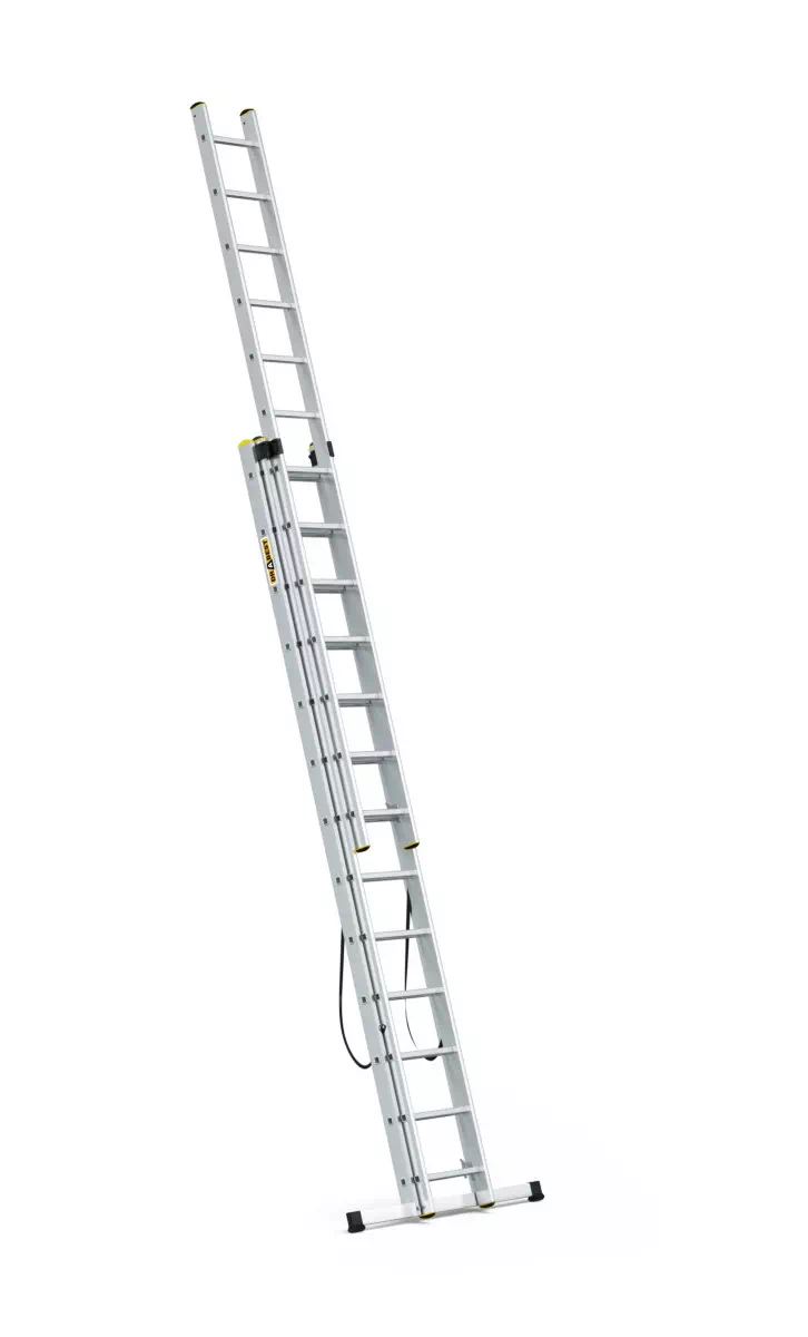 Aluminijske ljestve profesionalne trodijelne - 13 gazišta