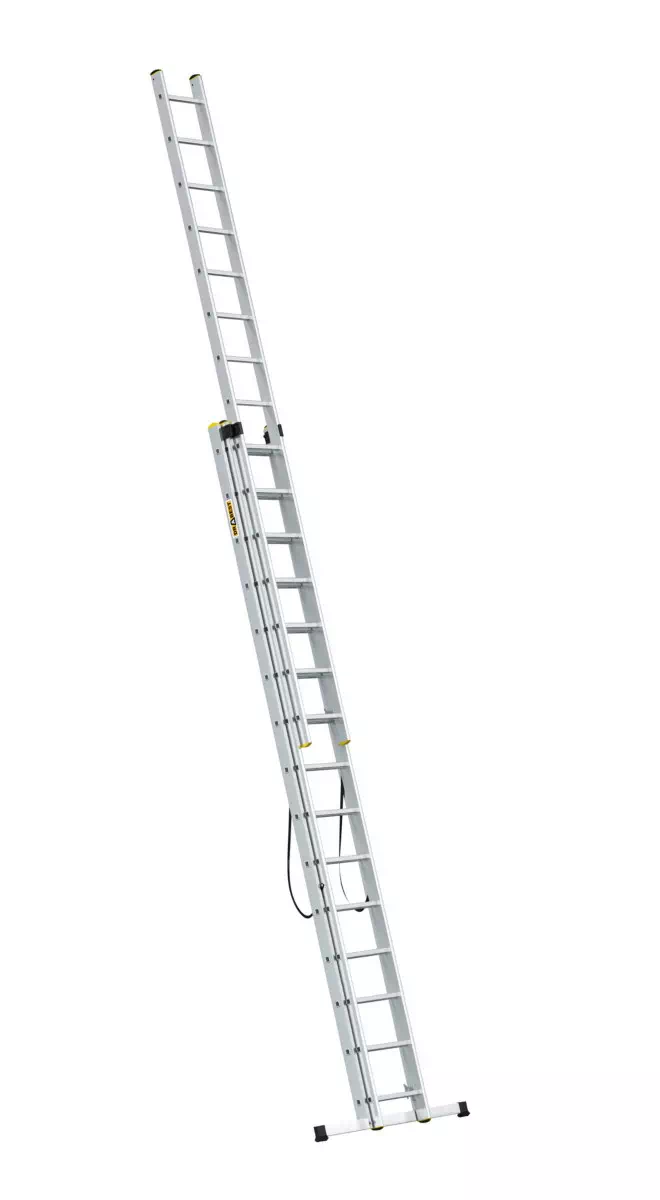 Aluminijske ljestve profesionalne trodijelne - 15 gazišta