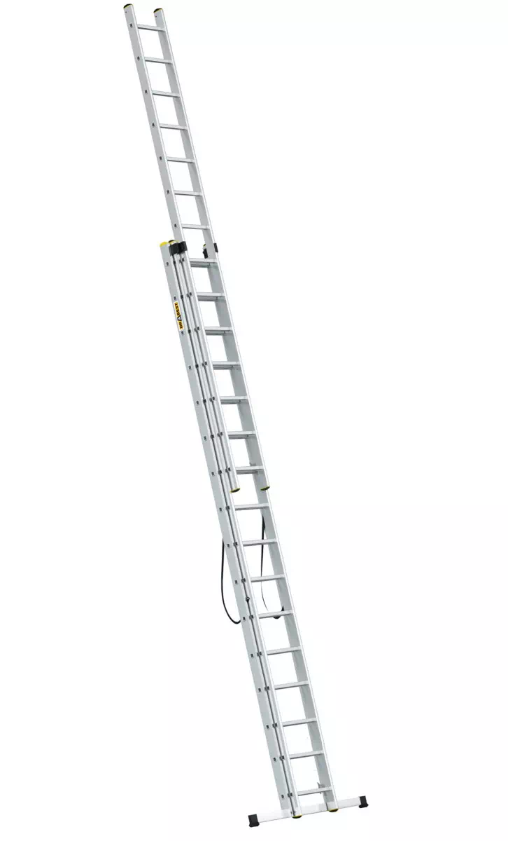 Aluminijske ljestve profesionalne trodijelne - 16 gazišta