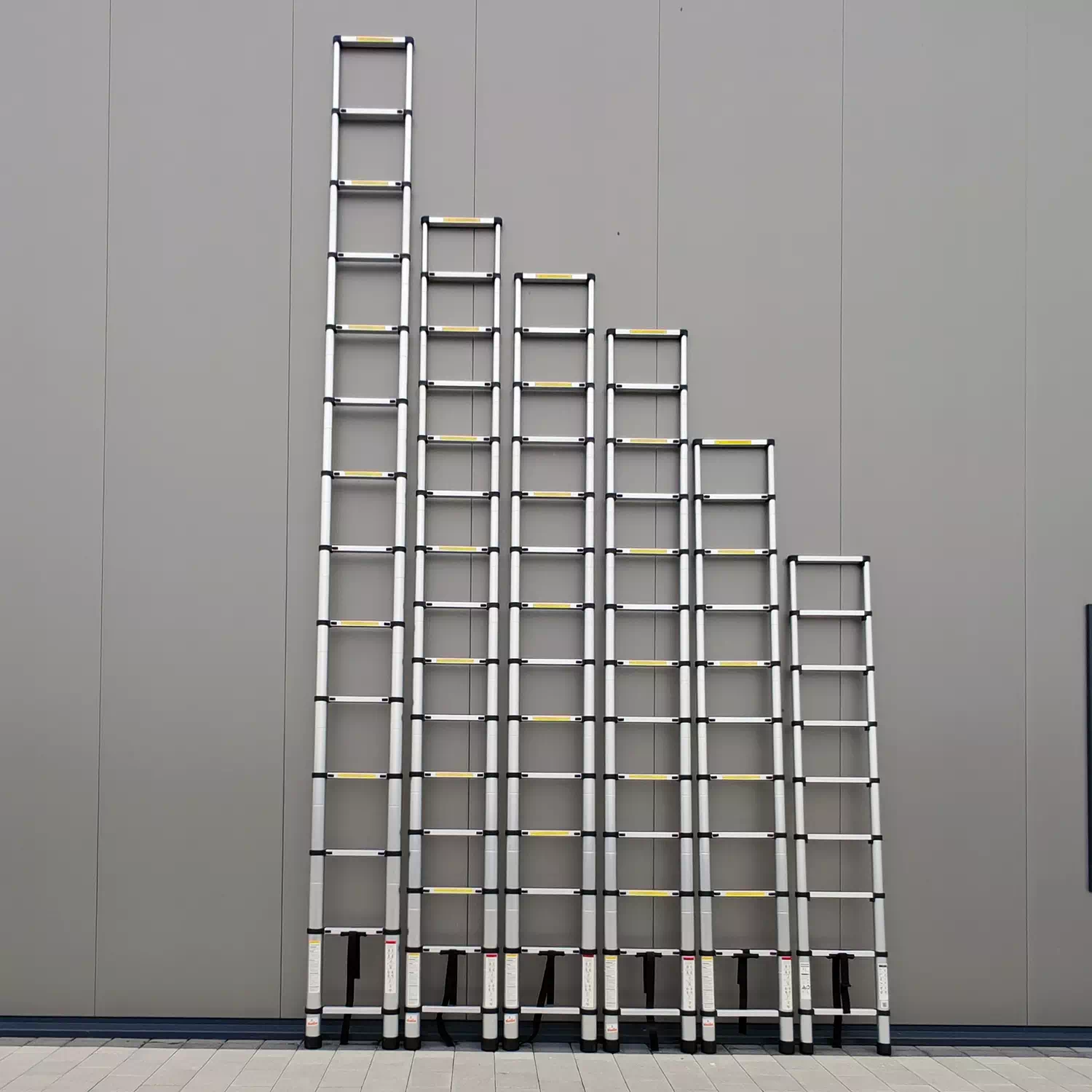 Aluminijske teleskopske ljestve jednodijelne 2,60 m